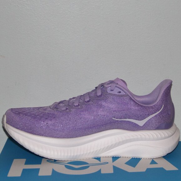Hoka One One Mach 6 Running Shoes Womens 7 7.5 9 Aster Flower - Picture 3 of 6